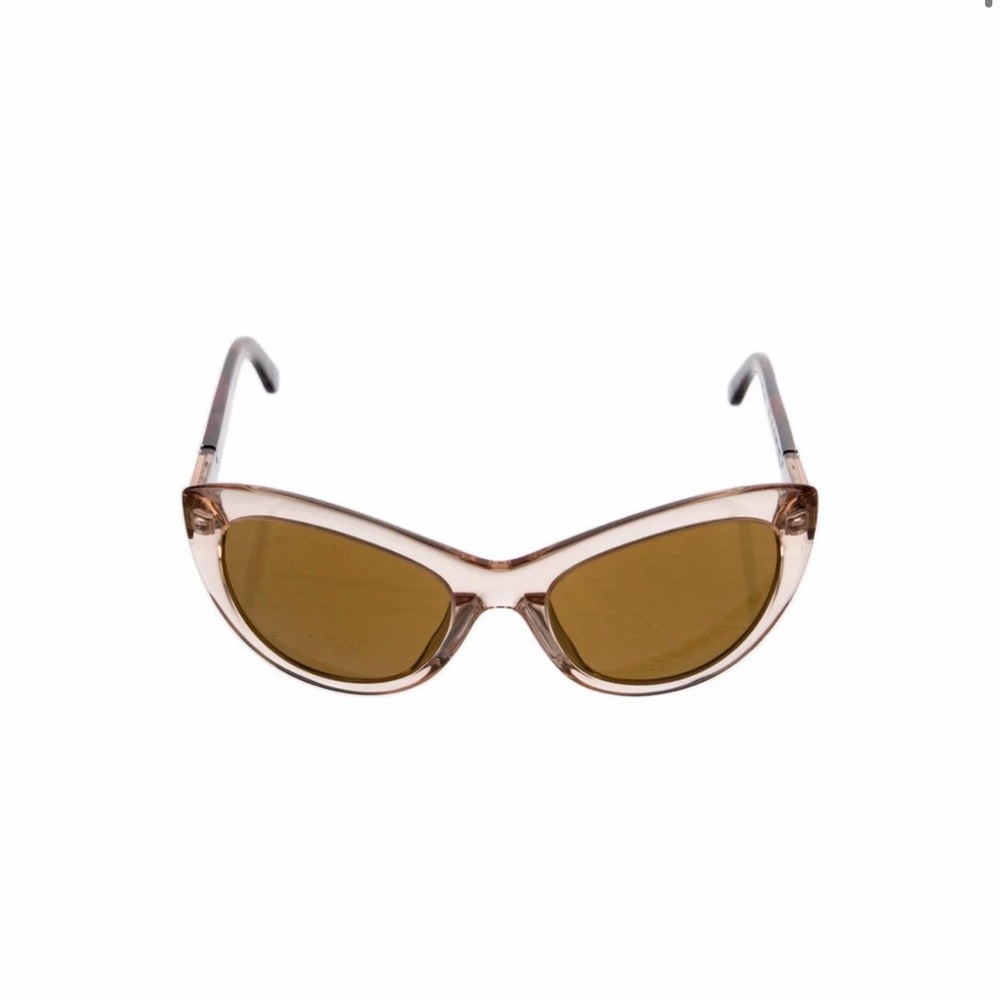 Vuarnet Tan & Light Pink Cat-Eye Sunglasses